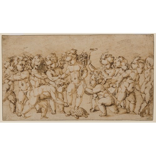A Group of Eleven Putti at Play